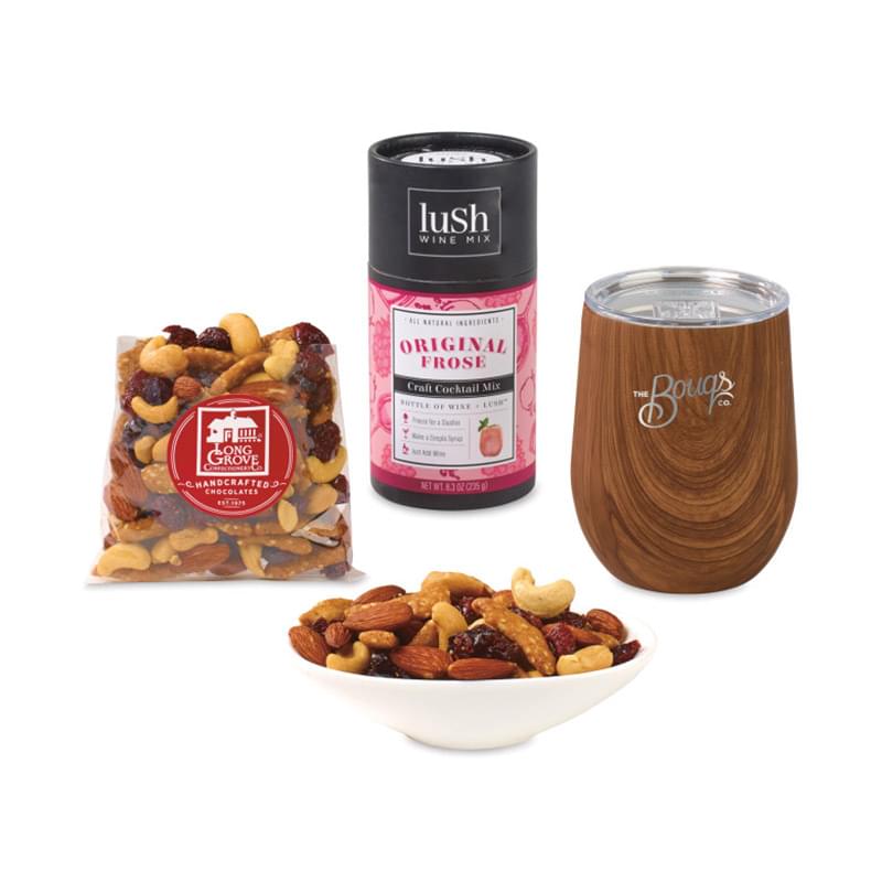 Corkcicle® Sip Rose & Snack Gift Set
