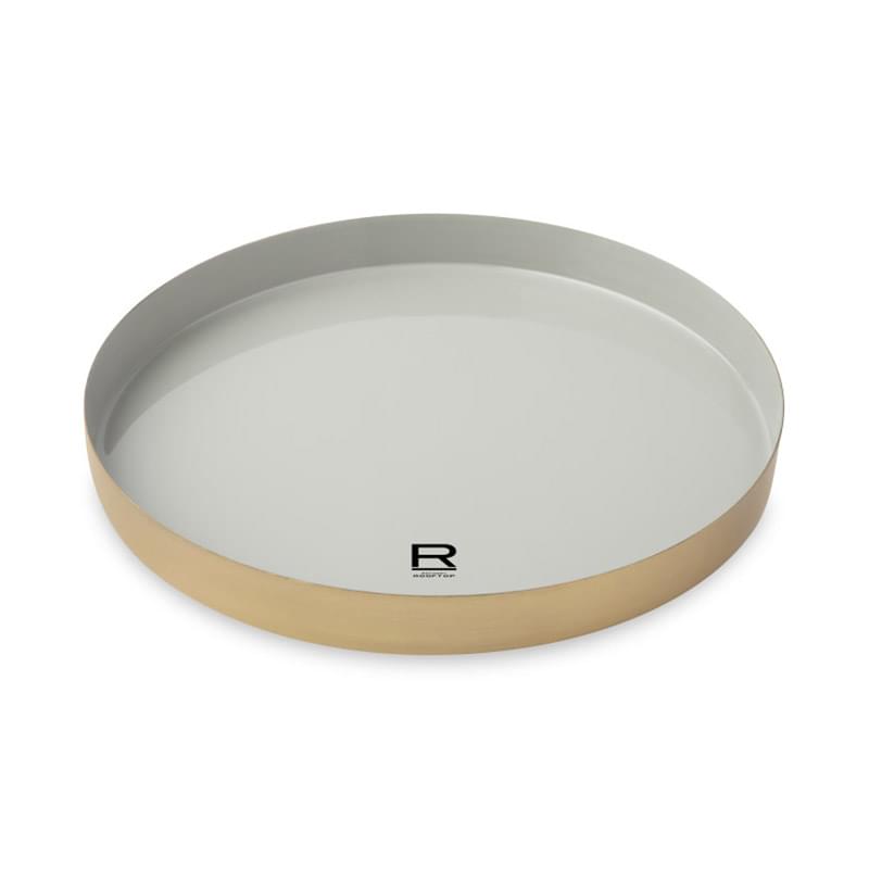 Be Home® Luxe Round Enamel Tray
