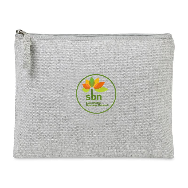 AWARE™ Recycled Cotton Zippered Pouch