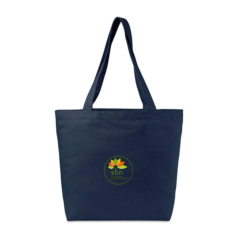 AWARE™ Recycled Cotton Shopper Tote Bag with Interior Zip Pocket
