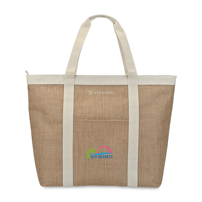 KEEPCOOL® Nairobi Jute Shopper Cooler