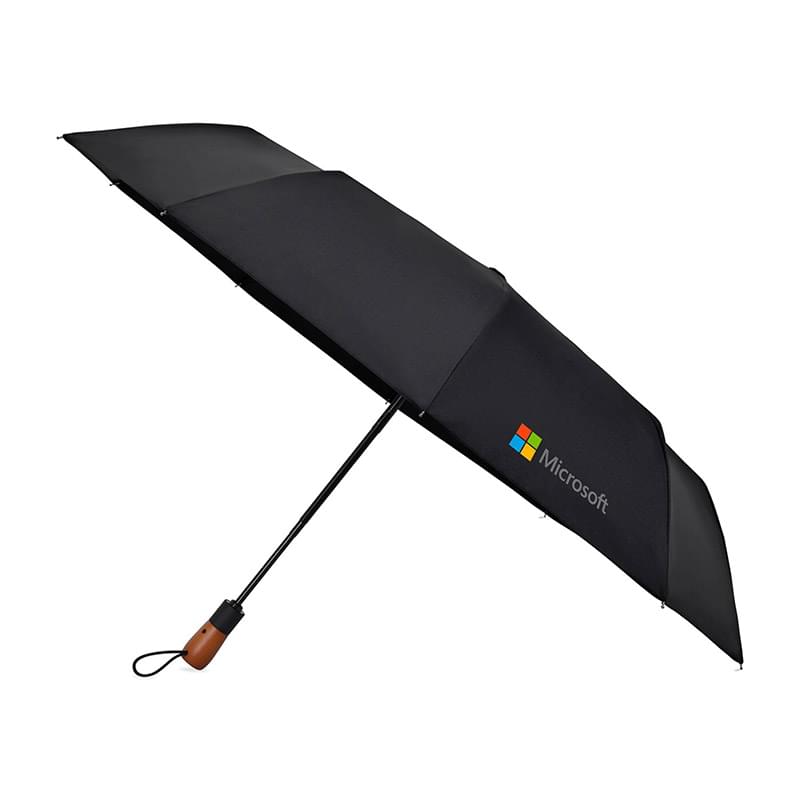 Elements 46" Recycled Auto Open & Close Executive Folding Umbrella