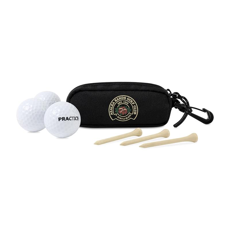 Golf Links Ball & Tee Caddy Kit