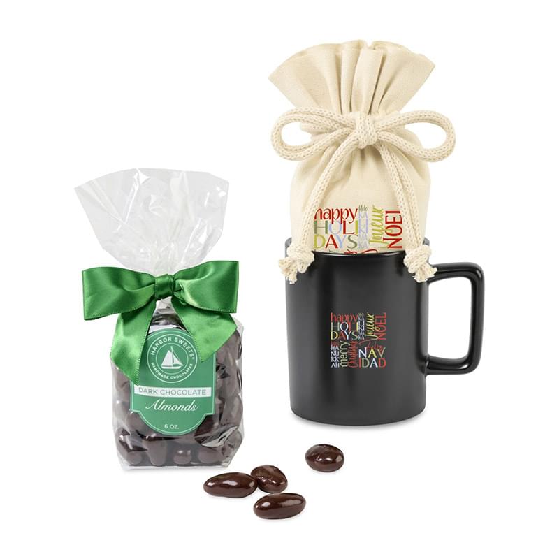 Harbor Sweets Chocolate Covered Almonds Mug Stuffer