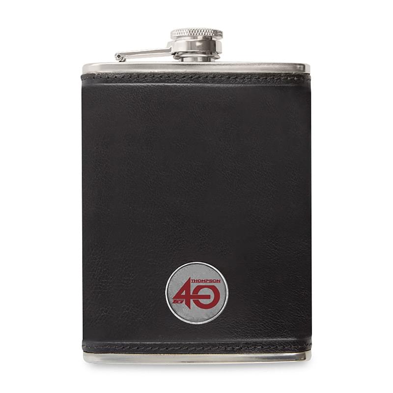 Ahead Leather Flask