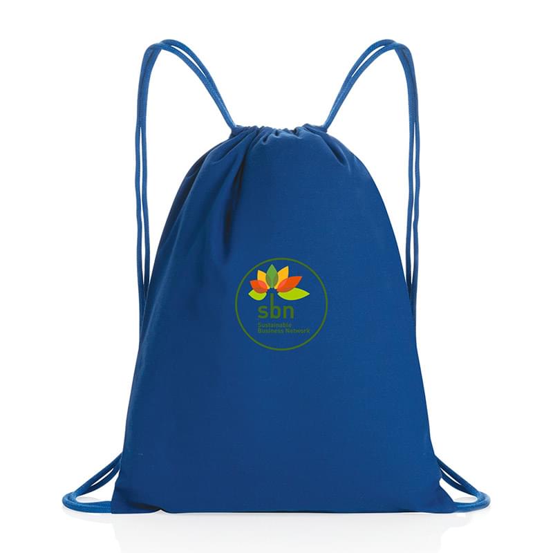 Impact AWARE™ Recycled Cotton Drawstring Backpack 145g