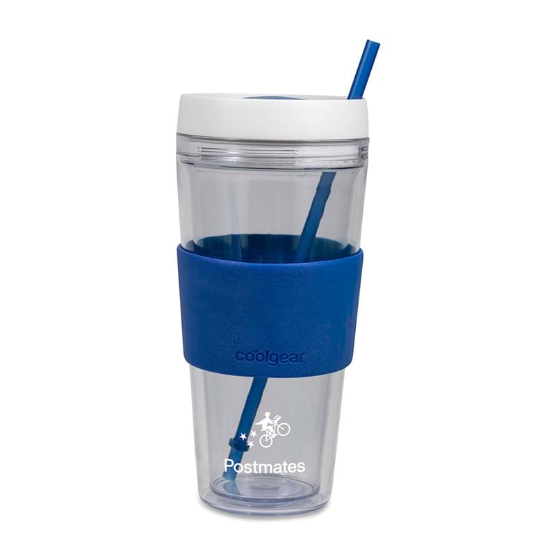 Cool Gear® Callisto Chiller Clear Straw Bottle - 24 Oz.