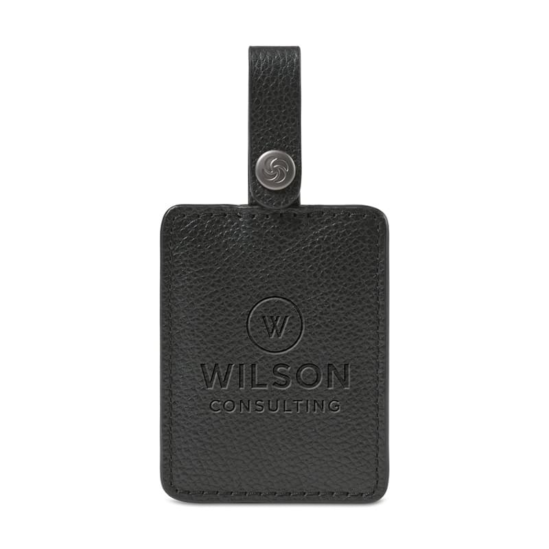 Samsonite Leather Bag Tag