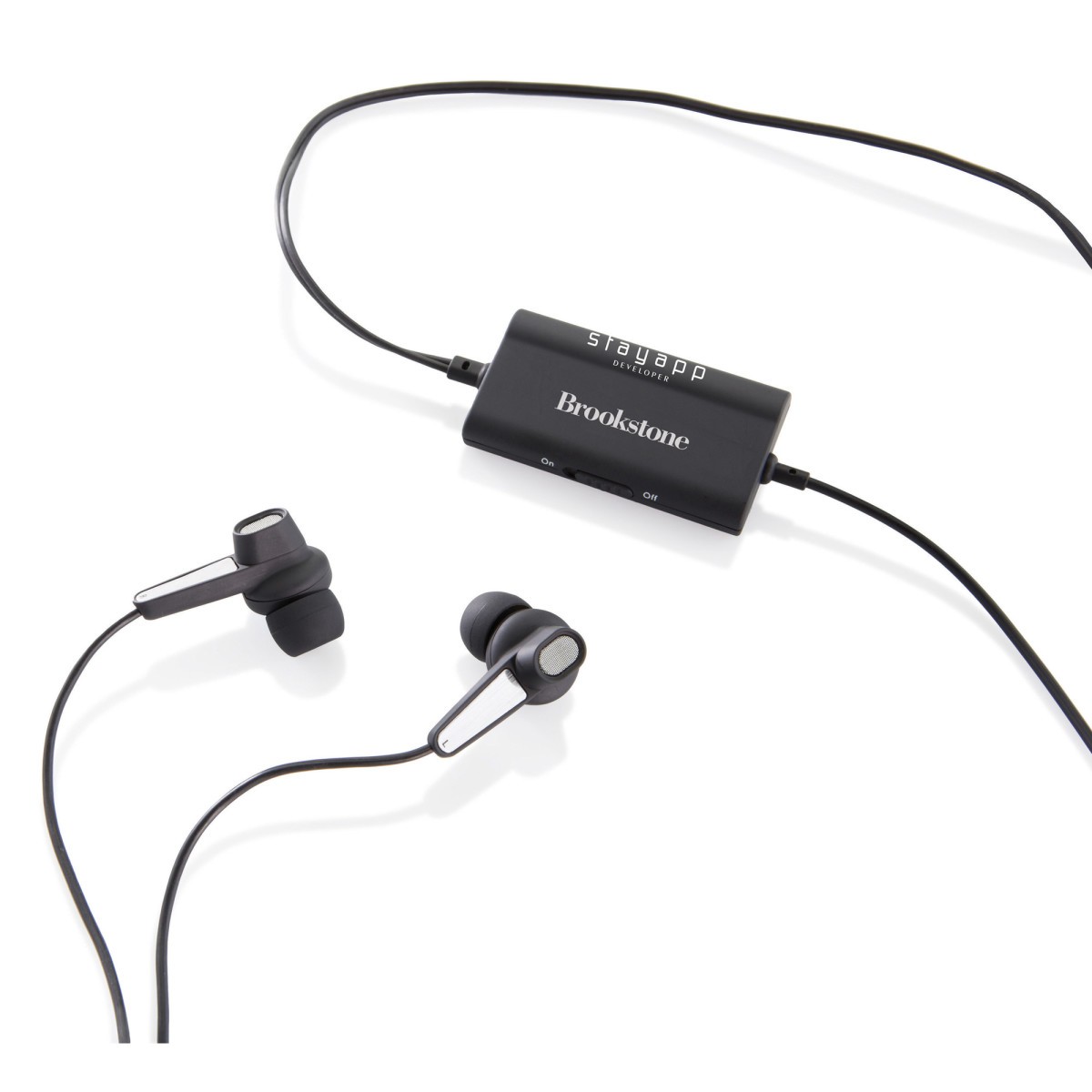 Brookstone Active Noise Cancelling Earbuds