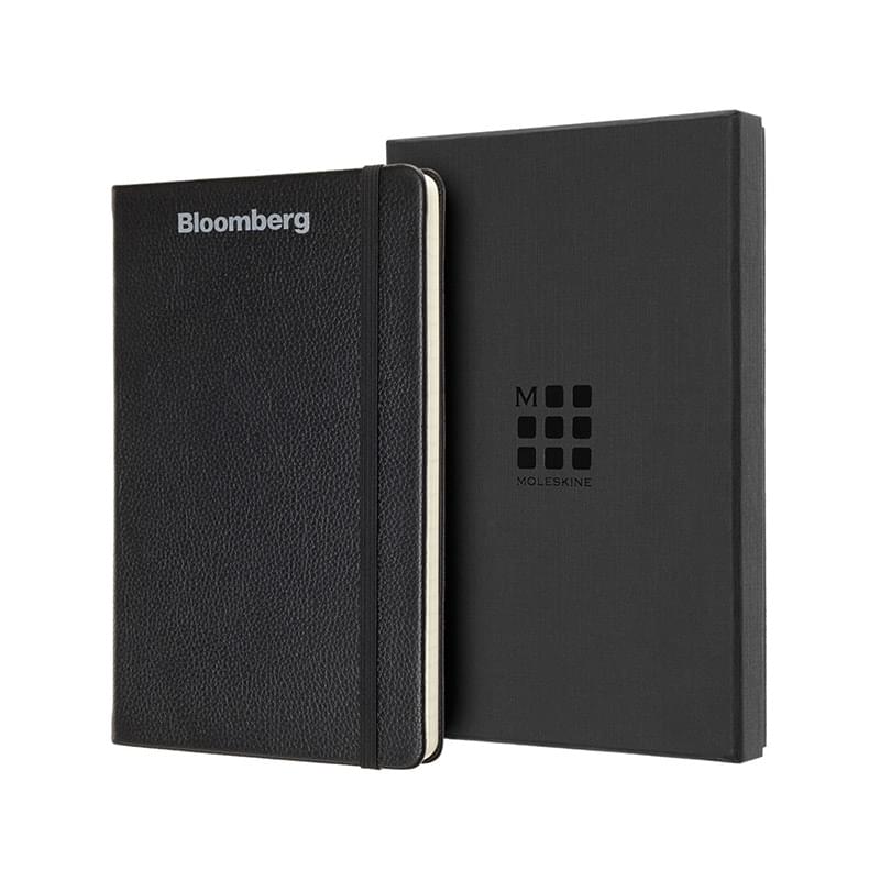 Moleskine® Leather Ruled Large Notebook