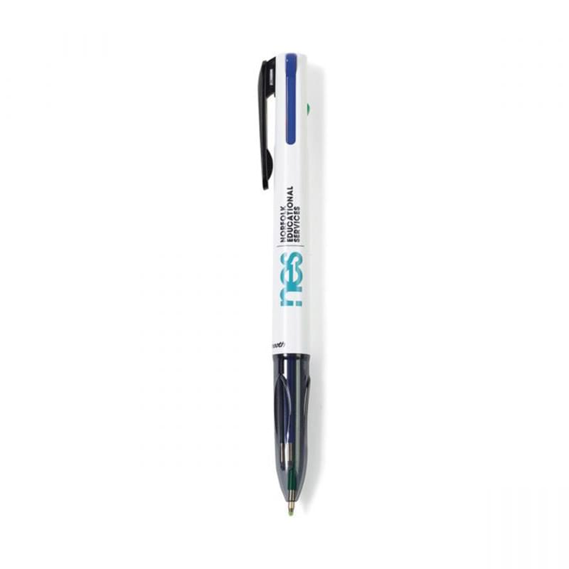 Zebra&reg; 4 Color Retractable Ballpoint Pen