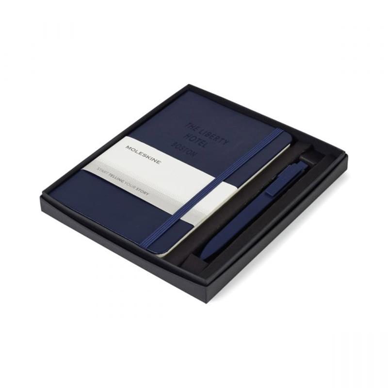 Moleskine&reg; Medium Notebook and GO Pen Gift Set