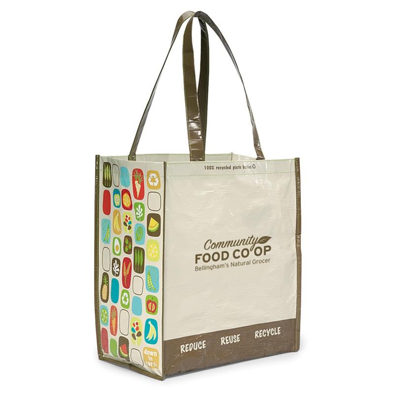 Laminated 100% Recycled Shopper