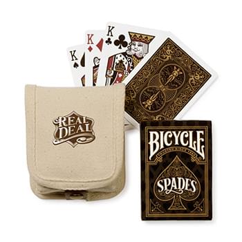 Bicycle&reg; You're The Real Deal Spades Game Gift Set