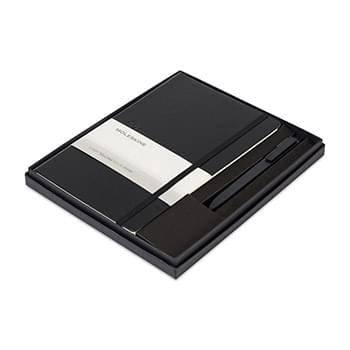 Moleskine®Soft Cover Large 12-Month Weekly 2025 Planner and GO Pen Gift Set