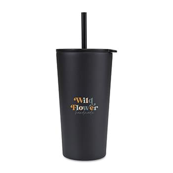 Aviana™ Rowan Recycled Straw Tumbler - 17 Oz.