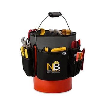 Heritage Supply Pro® Recycled rPET 18-inch 5-Gallon Bucket Tool Organizer