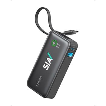 Anker® Nano Power Bank(30W,Built-In USB-C Cable)