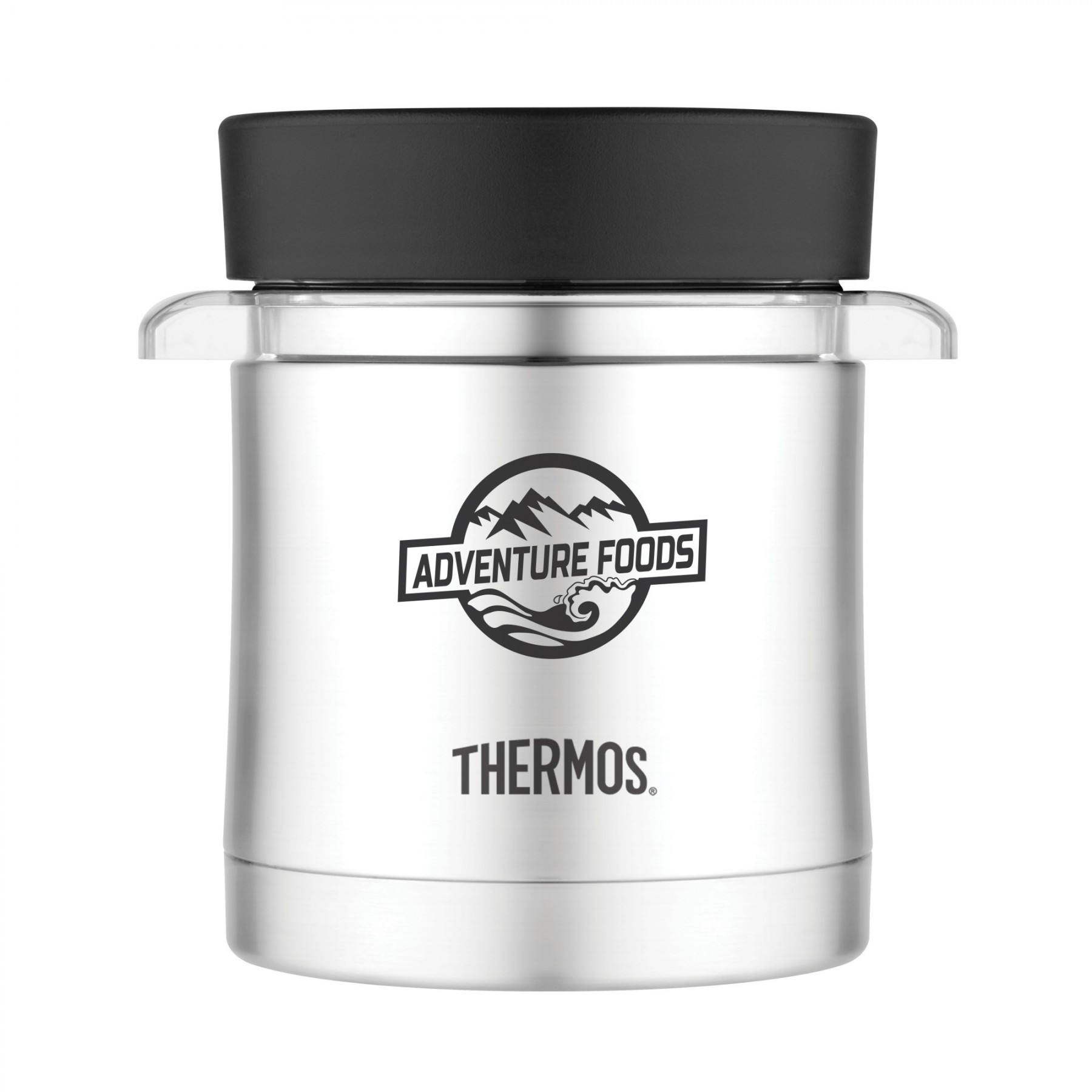 Thermos Food Jar with Microwavable Container - 12 Oz.