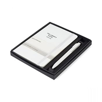Moleskine&reg; Medium Notebook and GO Pen Gift Set